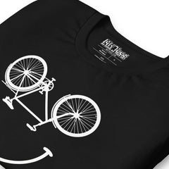 Smile cycling Bicycle Smiling Face T-Shirt