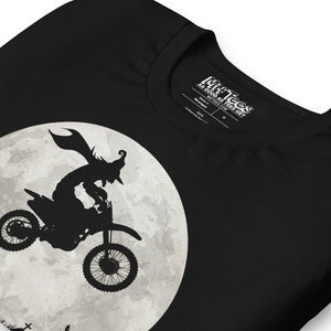 Witch Riding a Dirtbike Halloween t-shirt