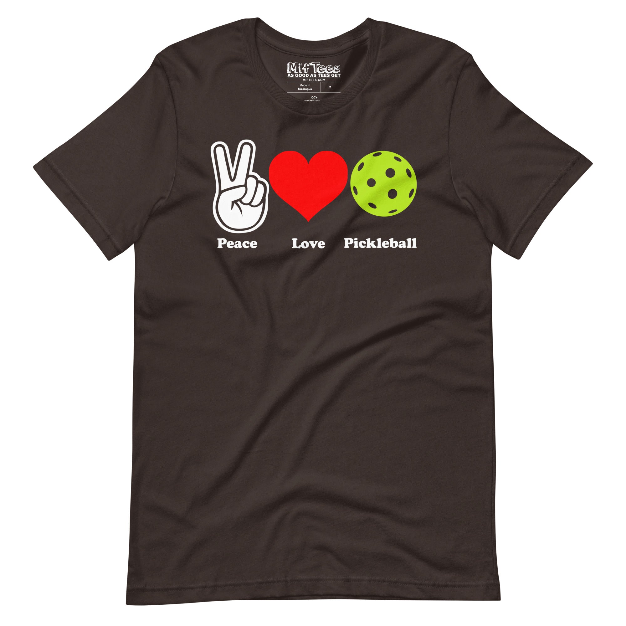 Peace Love Pickleball t-shirt