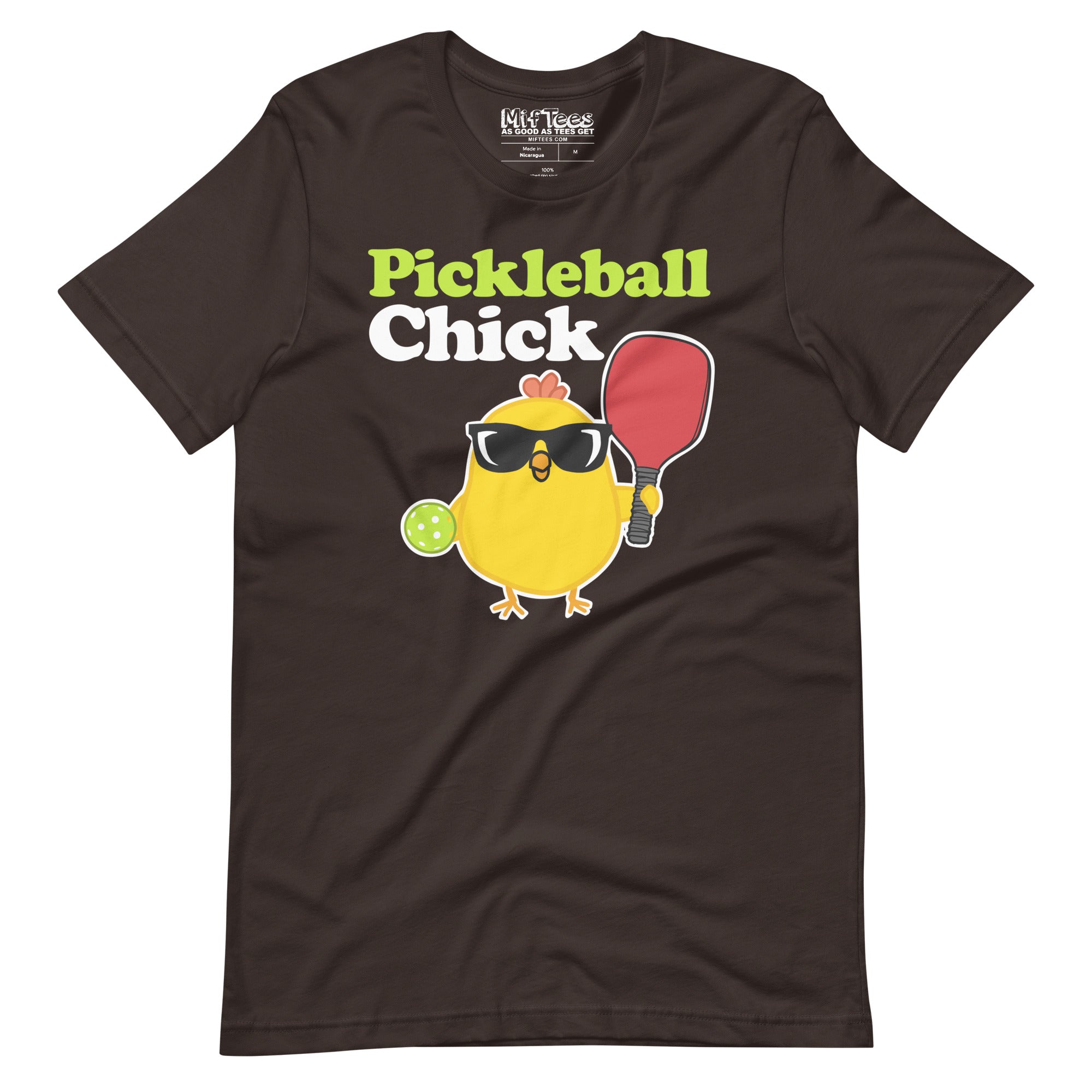 Pickleball Chick with Sunglasses t-shirt