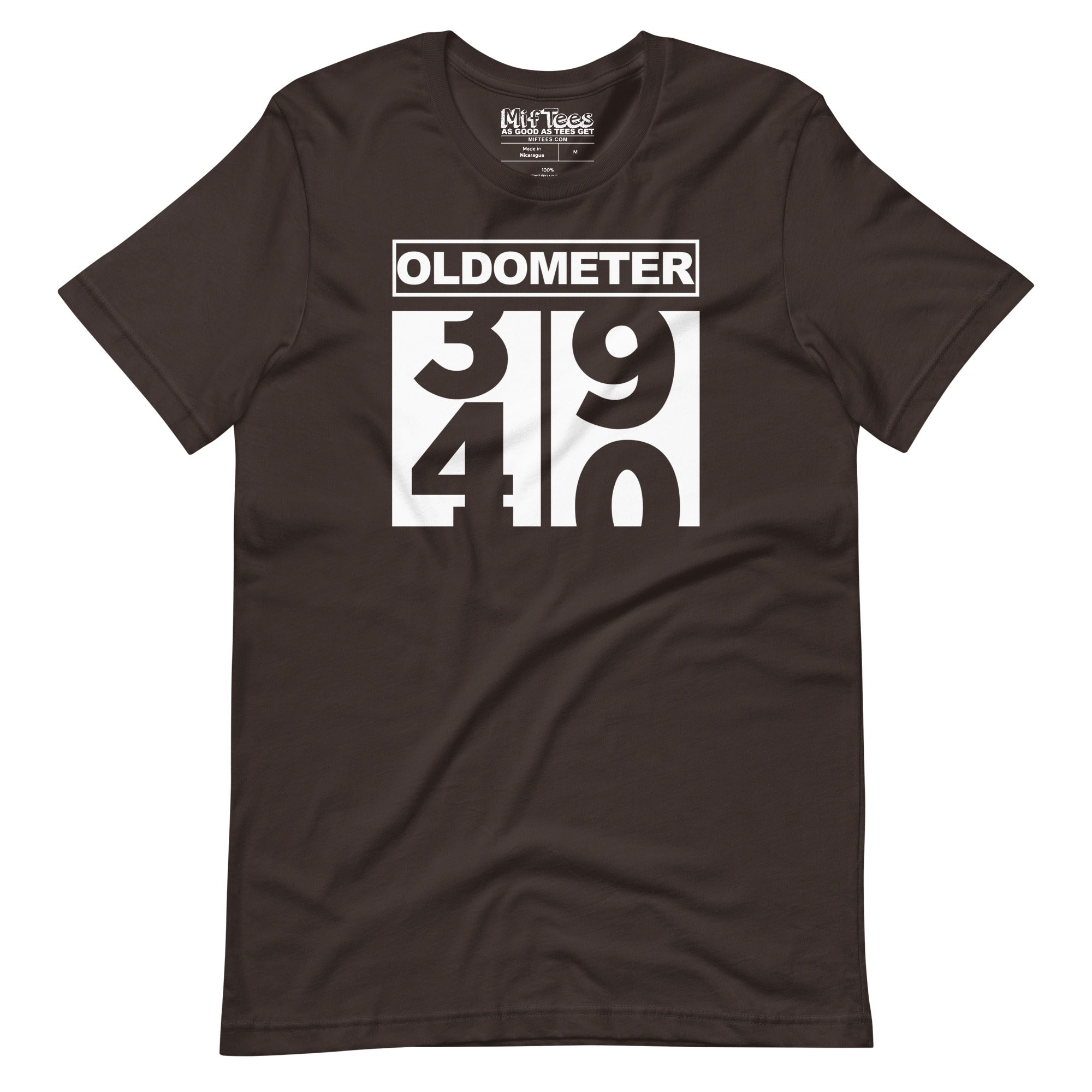 40th Birthday Oldometer t-shirt