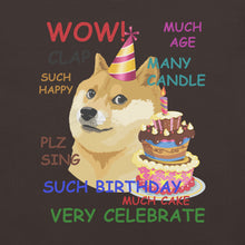 Load image into Gallery viewer, Birthday Doge Meme  t-shirt
