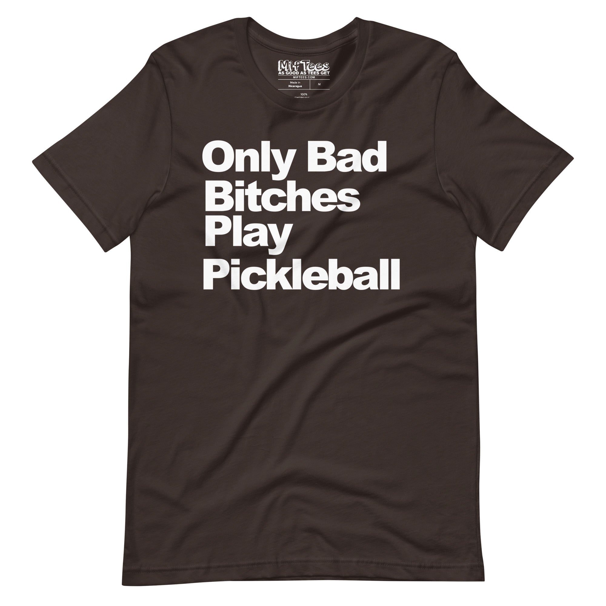 Only Bad Play Pickleball t-shirt