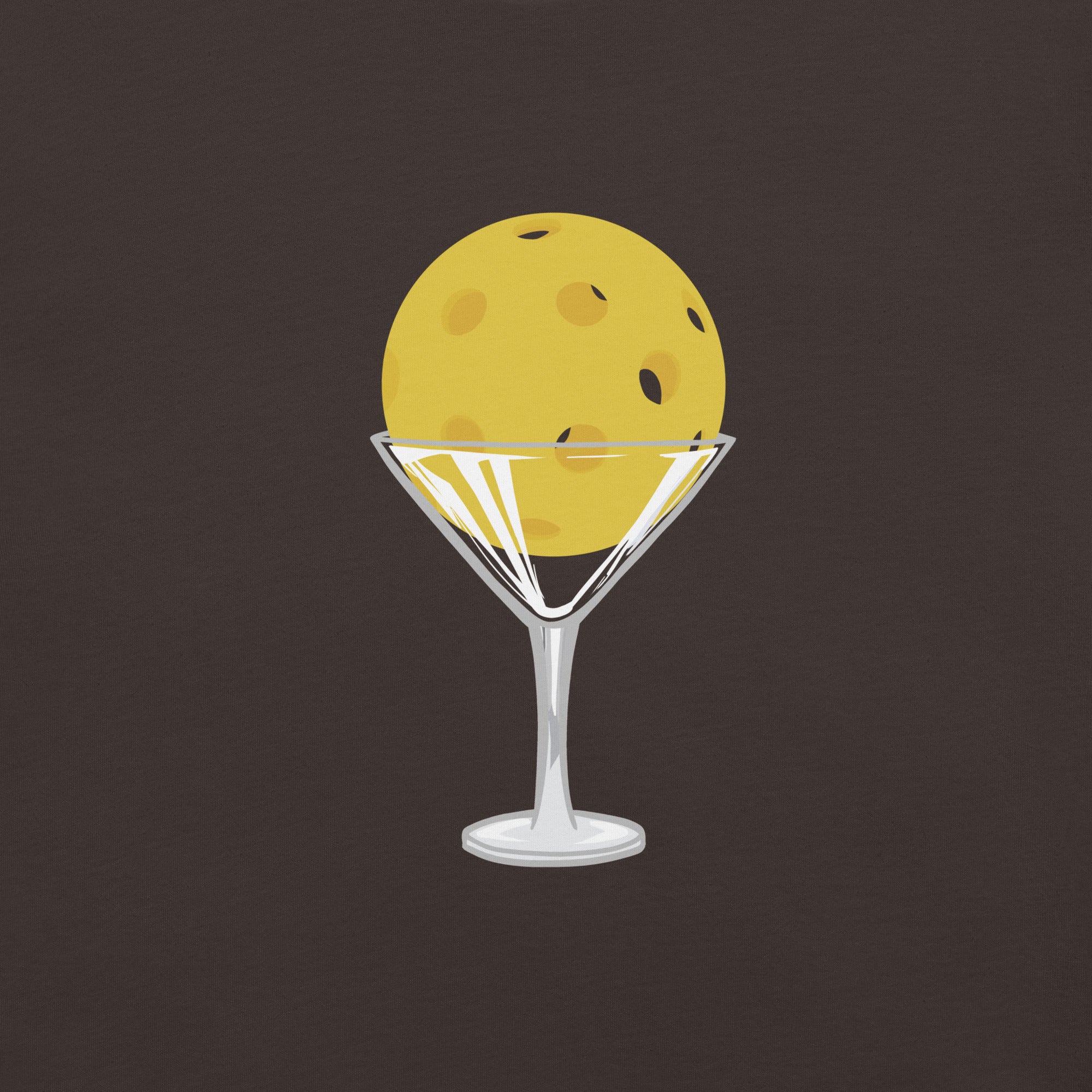 Pickleball in Martini Glass t-shirt