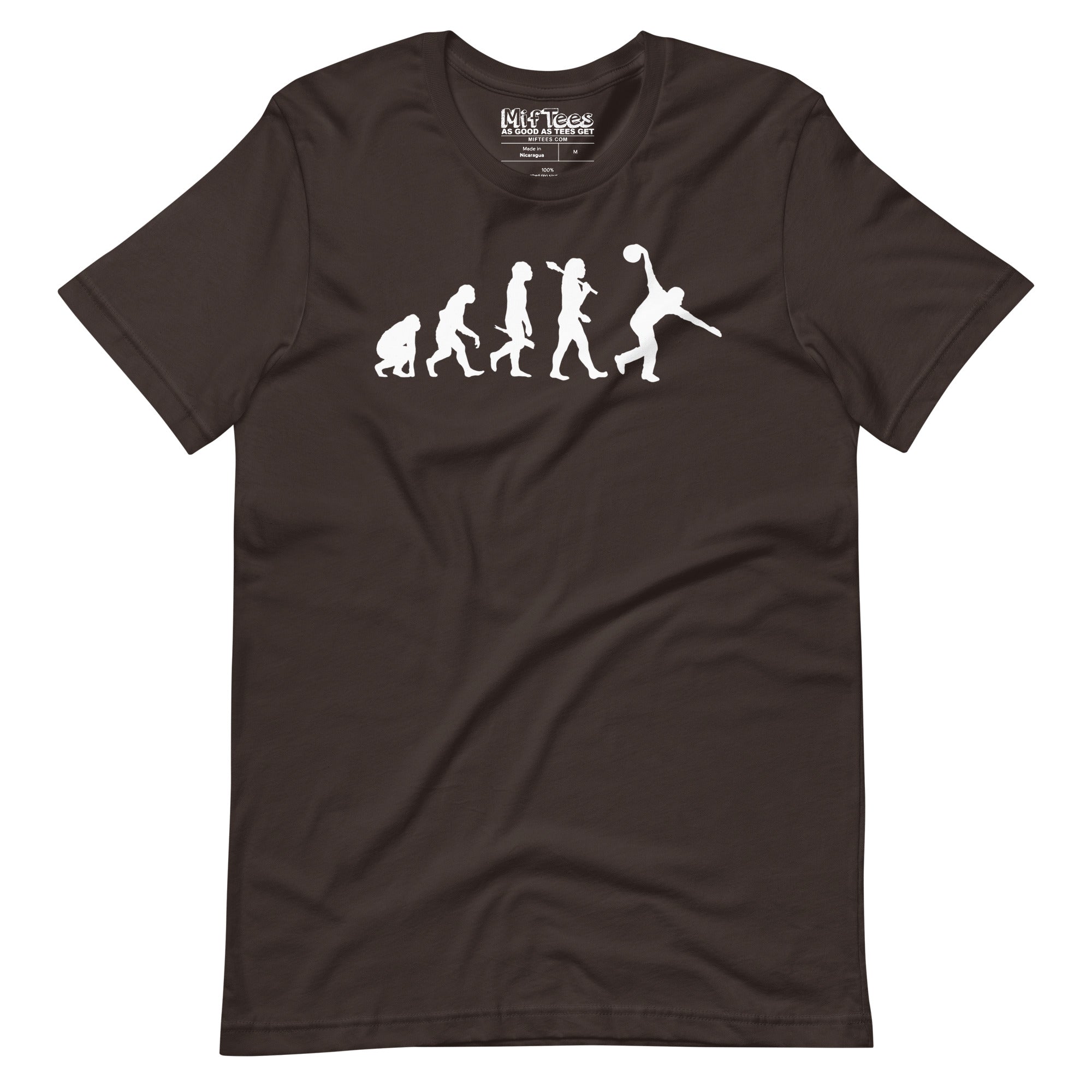 Evolution of a Bowler t-shirt