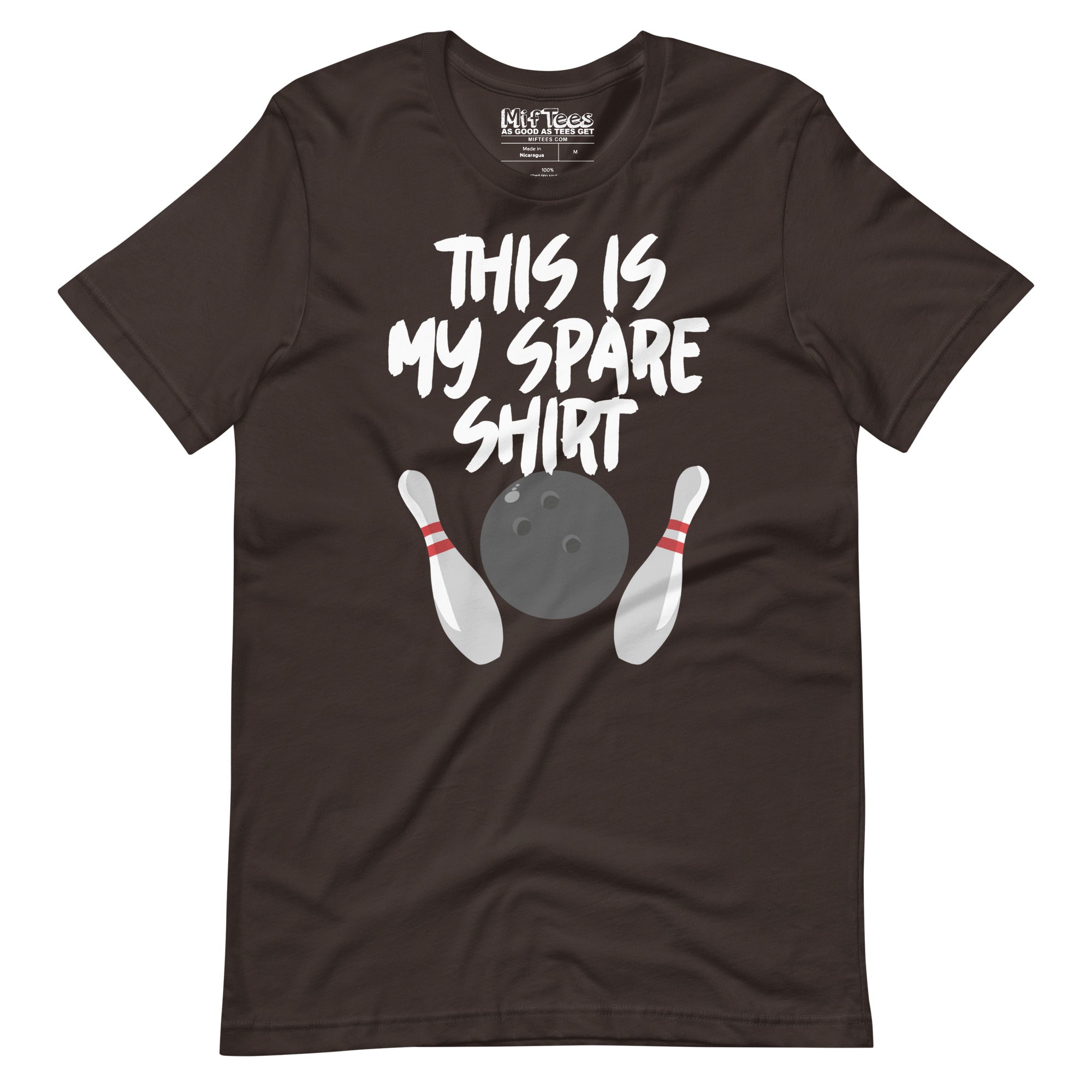 This is My Spare Shirt Bowling t-shirt