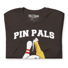 Load image into Gallery viewer, Pin Pals Beer and Bowling t-shirt
