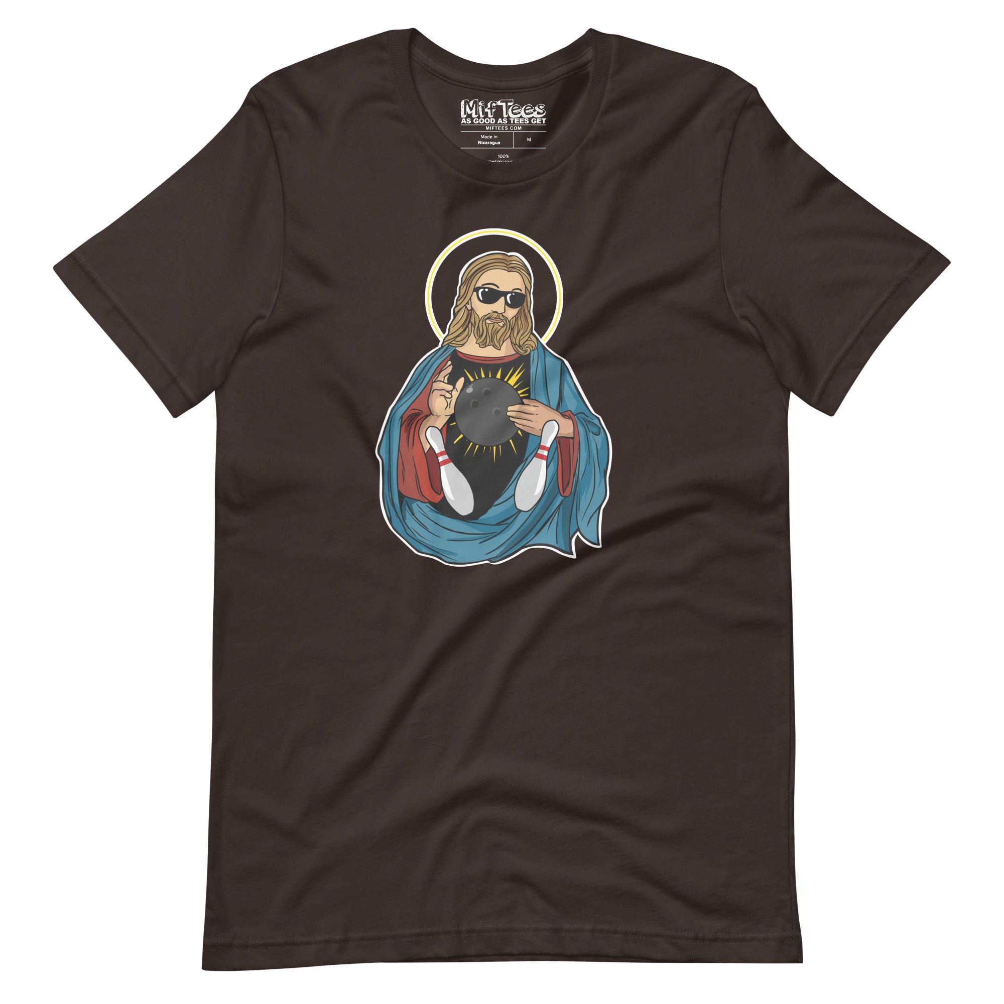 Bowling Jesus t-shirt