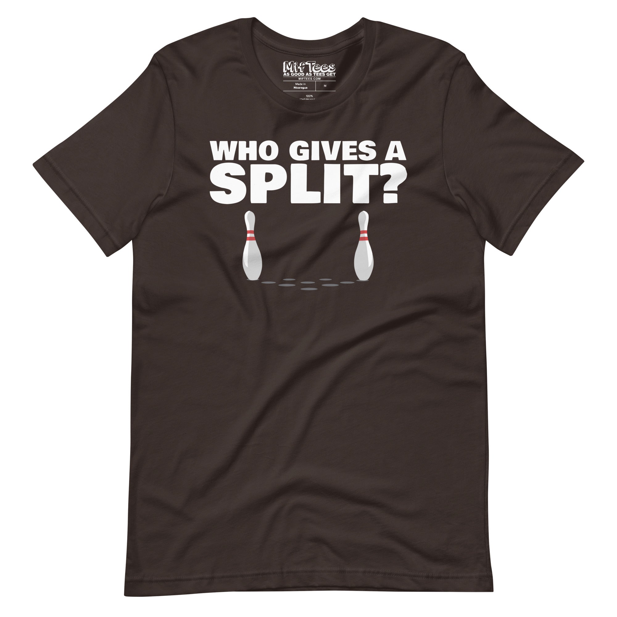 Who gives a Split Bowling t-shirt