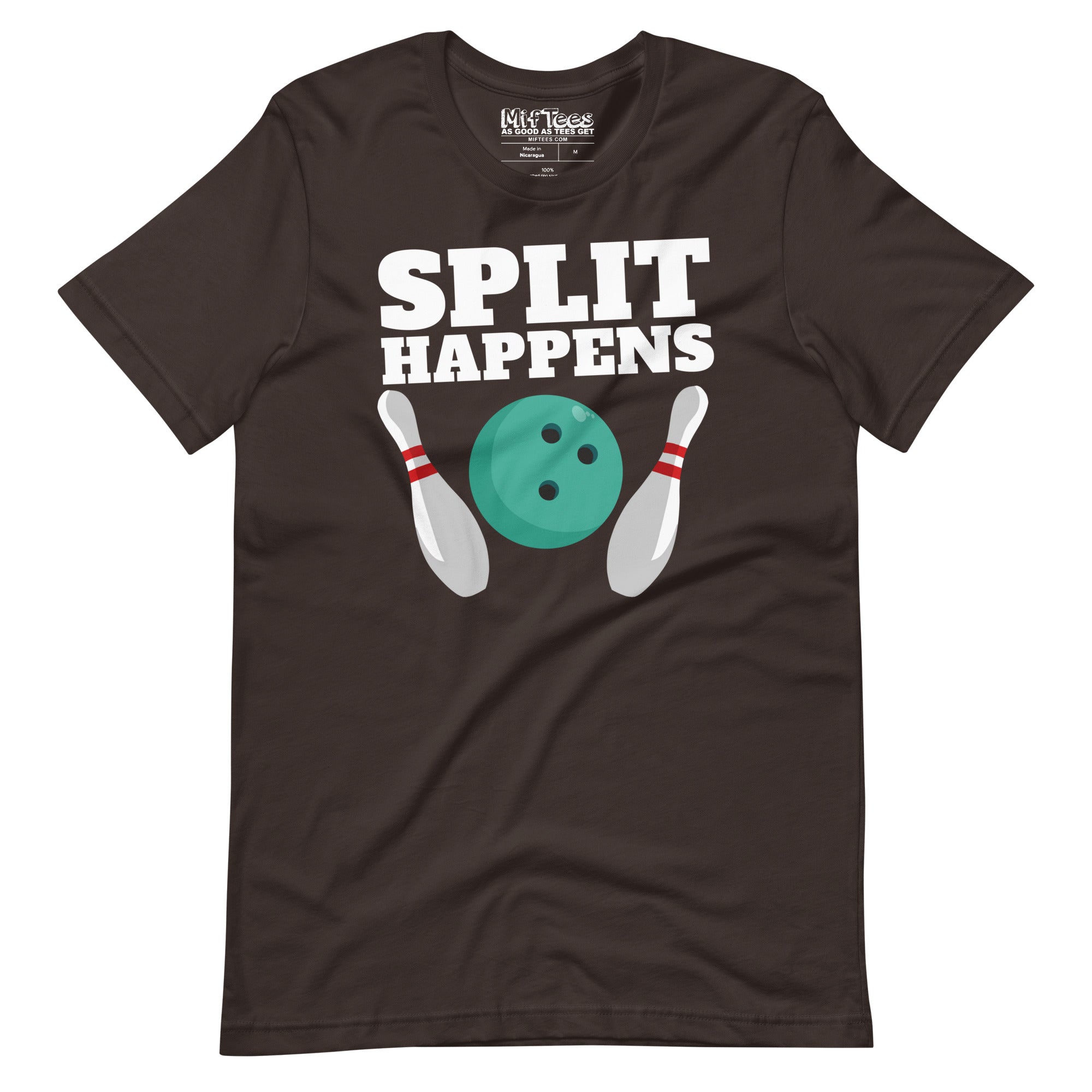 Bowling Split Happens t-shirt