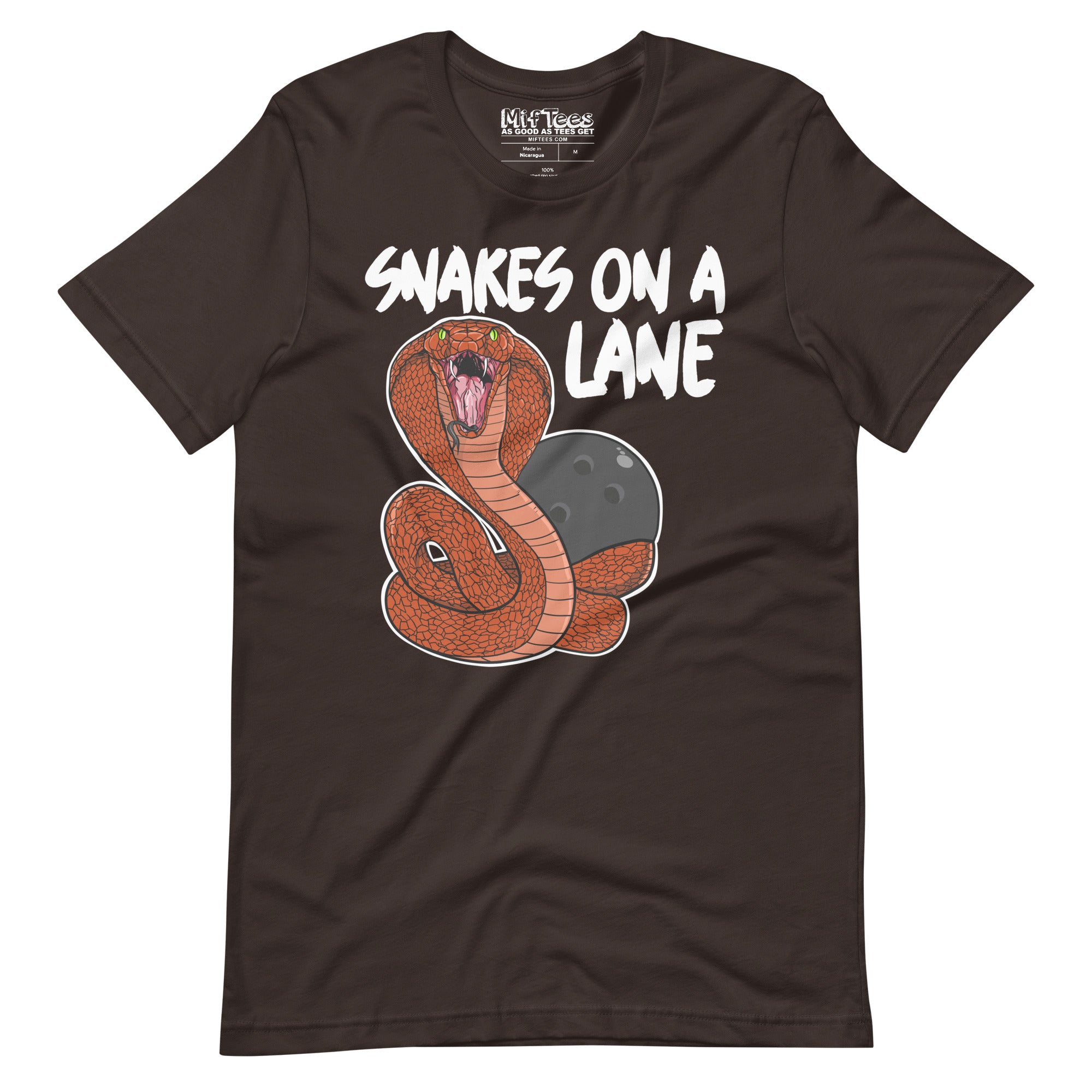 Snakes On A Lane Bowling t-shirt