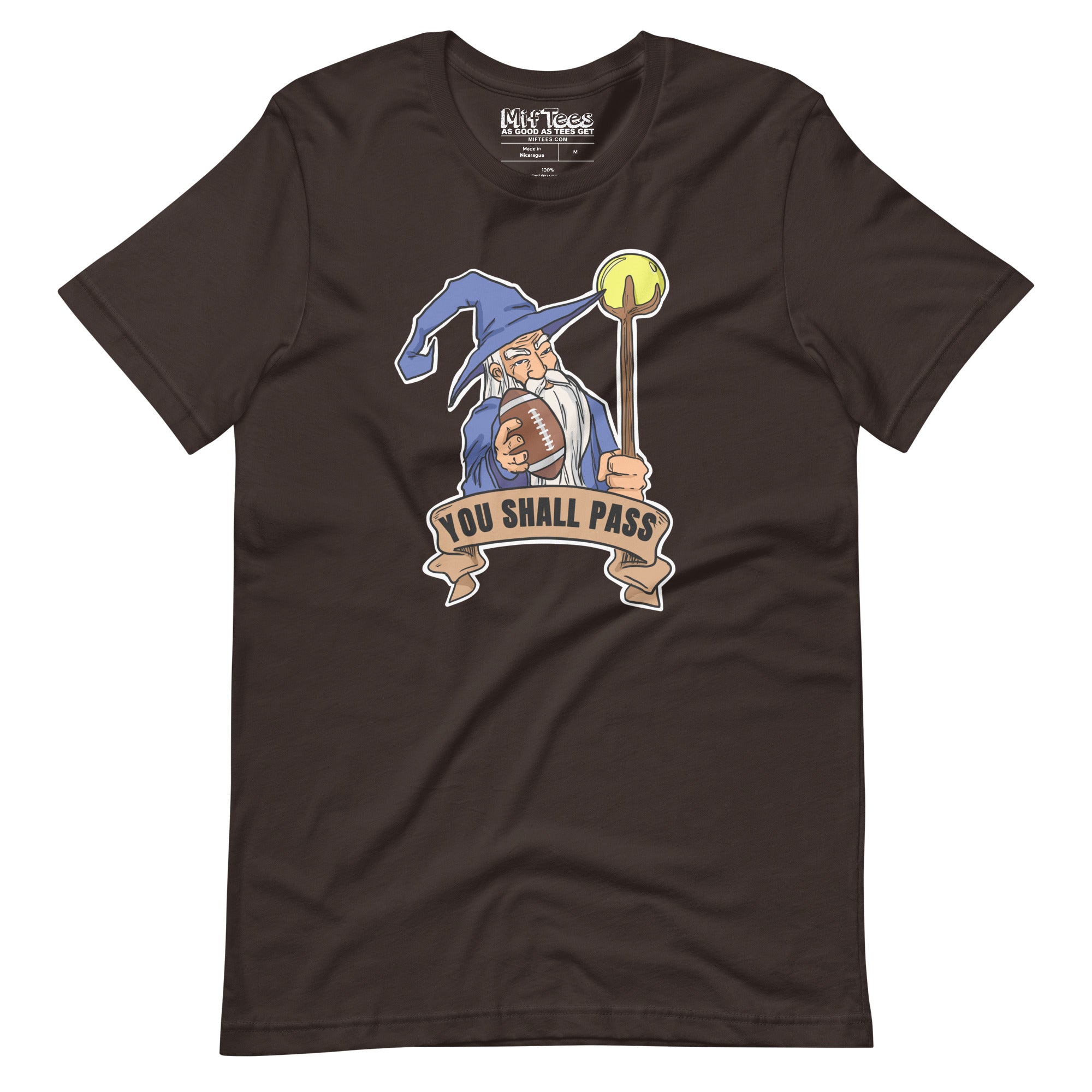 You Shall Pass Fantasy Football Wizard t-shirt