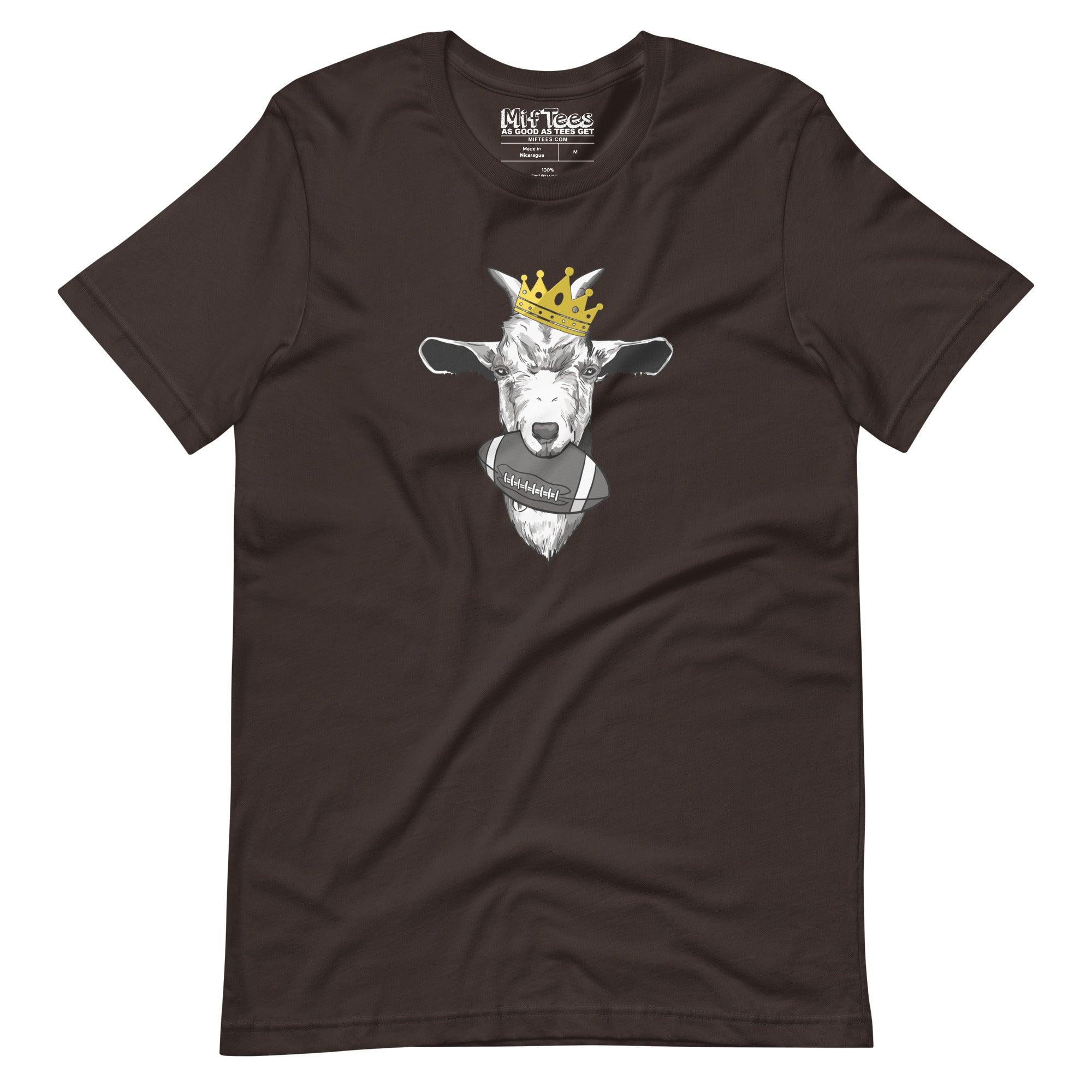 Fantasy Football GOAT with Crown t-shirt