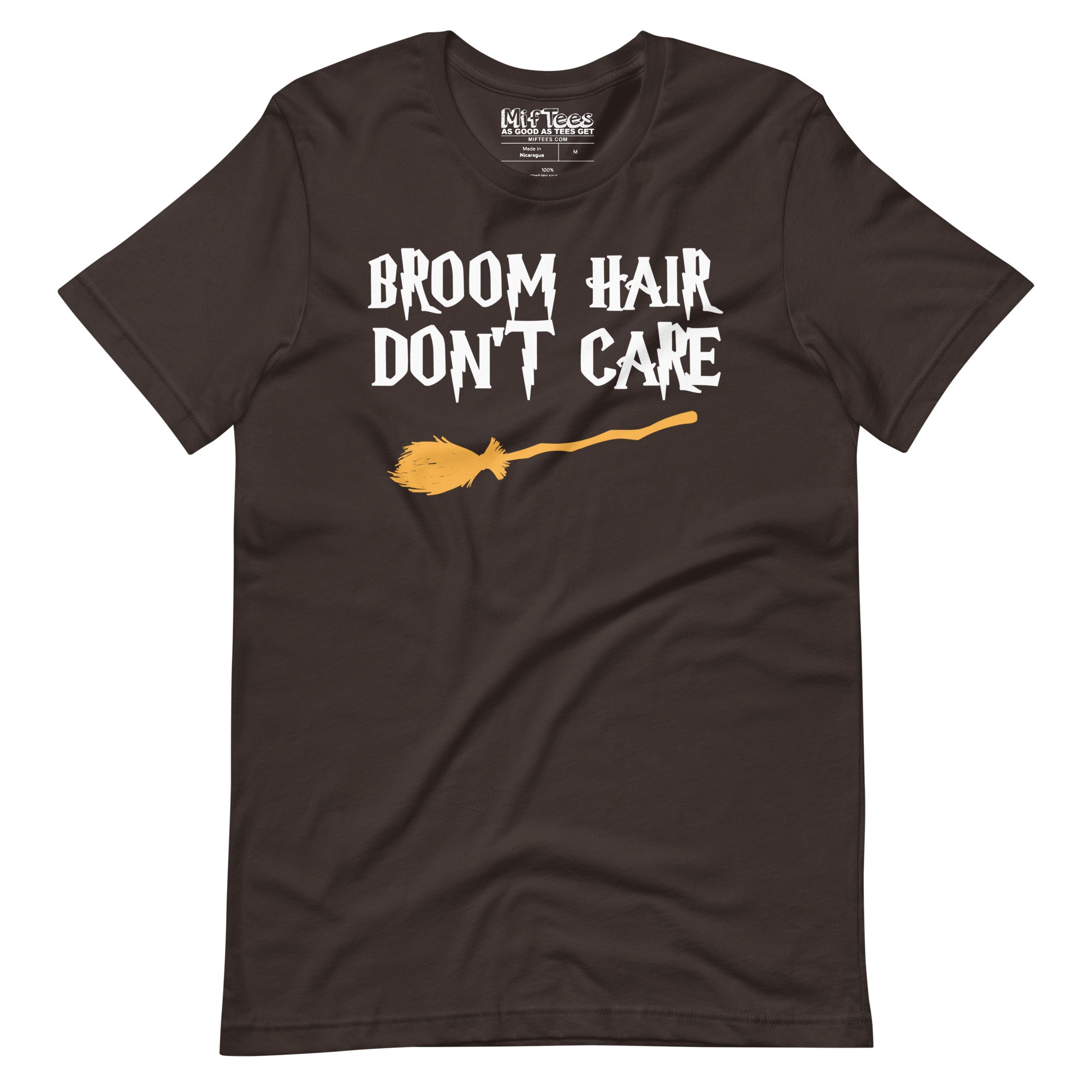 Broom Hair, Don’t Care Funny Witch T-Shirt