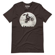 Load image into Gallery viewer, Witch Riding a Dirtbike Halloween t-shirt
