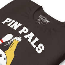 Load image into Gallery viewer, Pin Pals Beer and Bowling t-shirt
