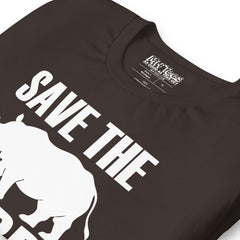 Save the Chubby Unicorns funny Rhino T-Shirt