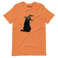 Load image into Gallery viewer, Black Cat Witch Halloween t-shirt
