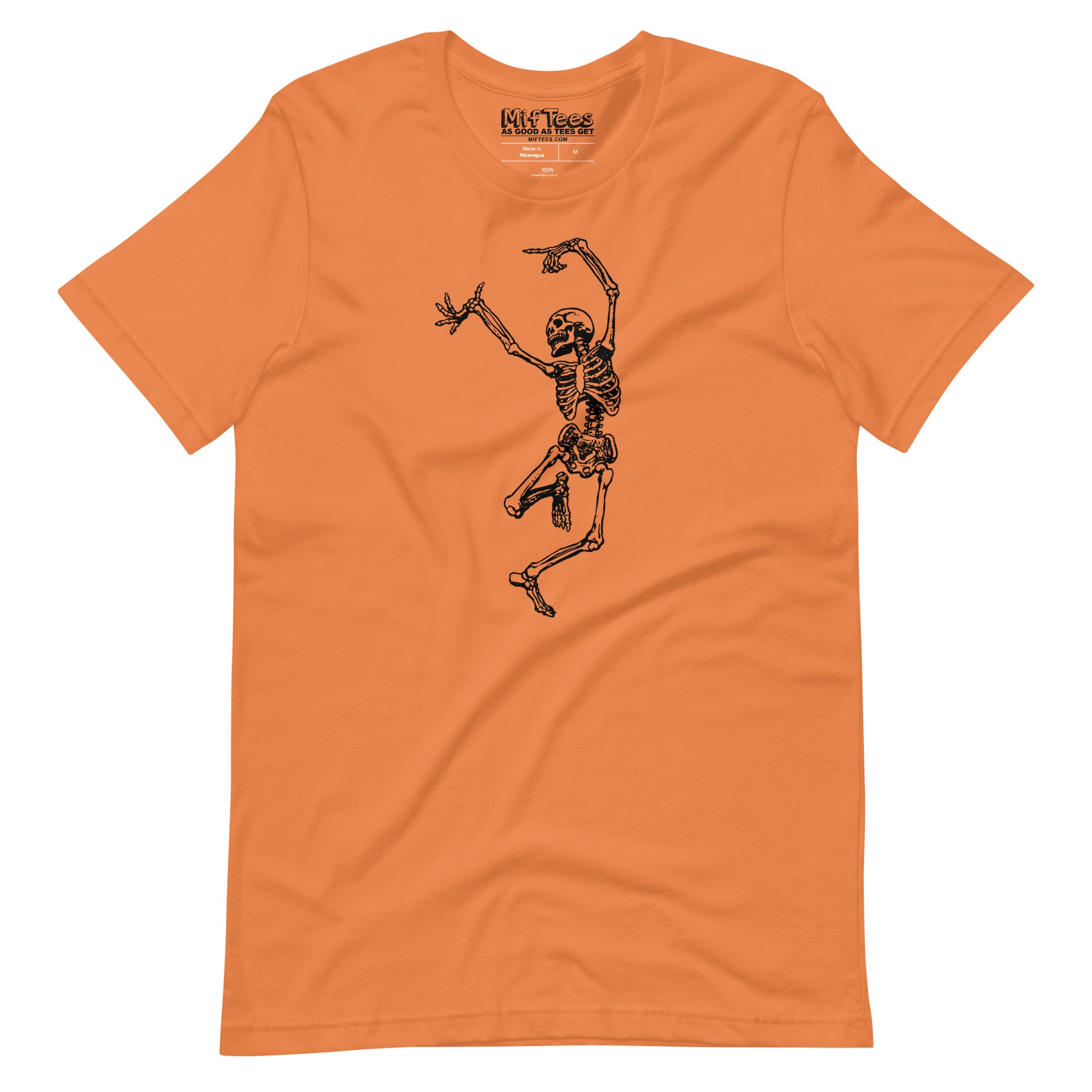 Right Dancing Skeleton Halloween T-Shirt