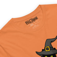 Load image into Gallery viewer, Black Cat Witch Halloween t-shirt
