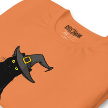 Load image into Gallery viewer, Black Cat Witch Halloween t-shirt
