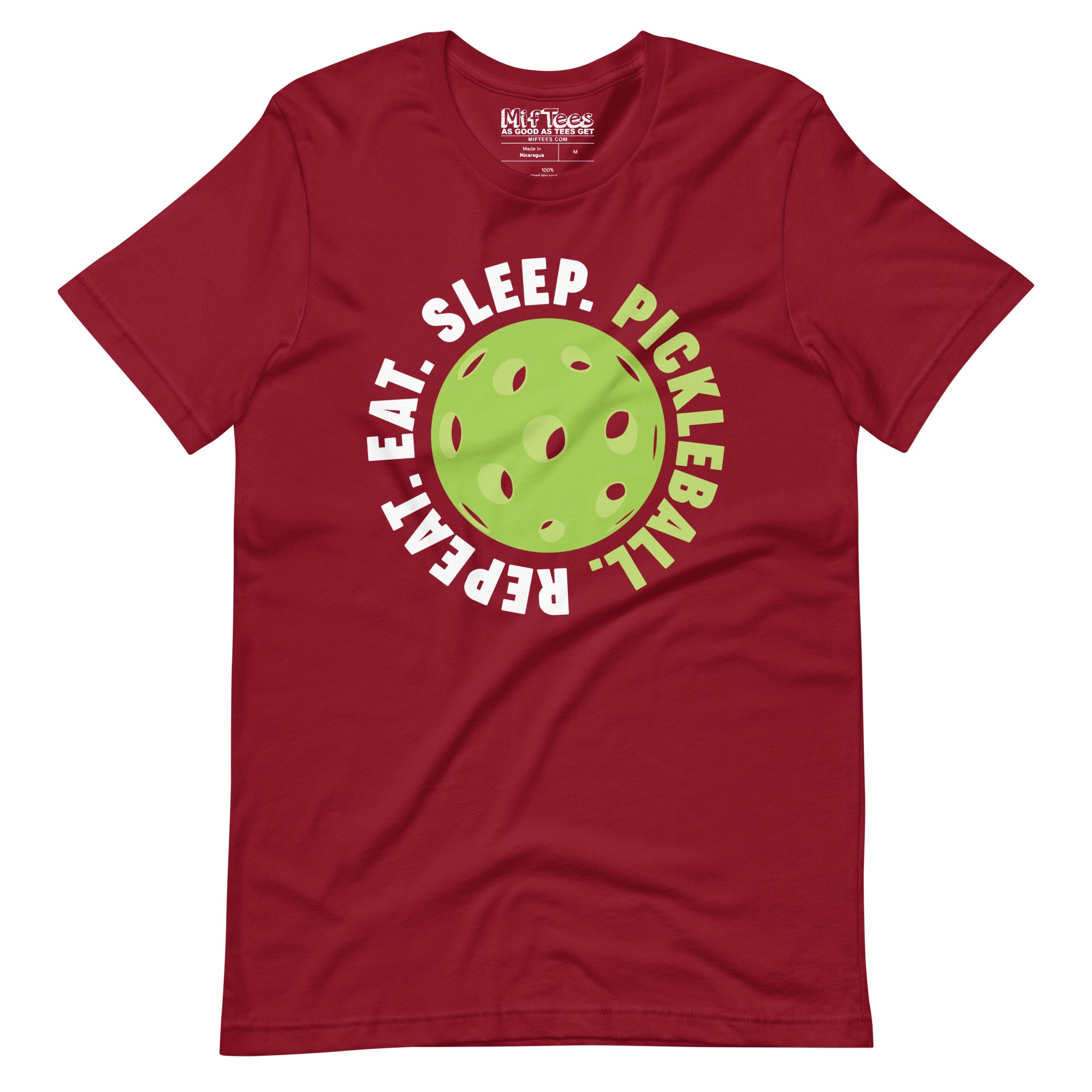 Eat Sleep Pickleball Repeat t-shirt