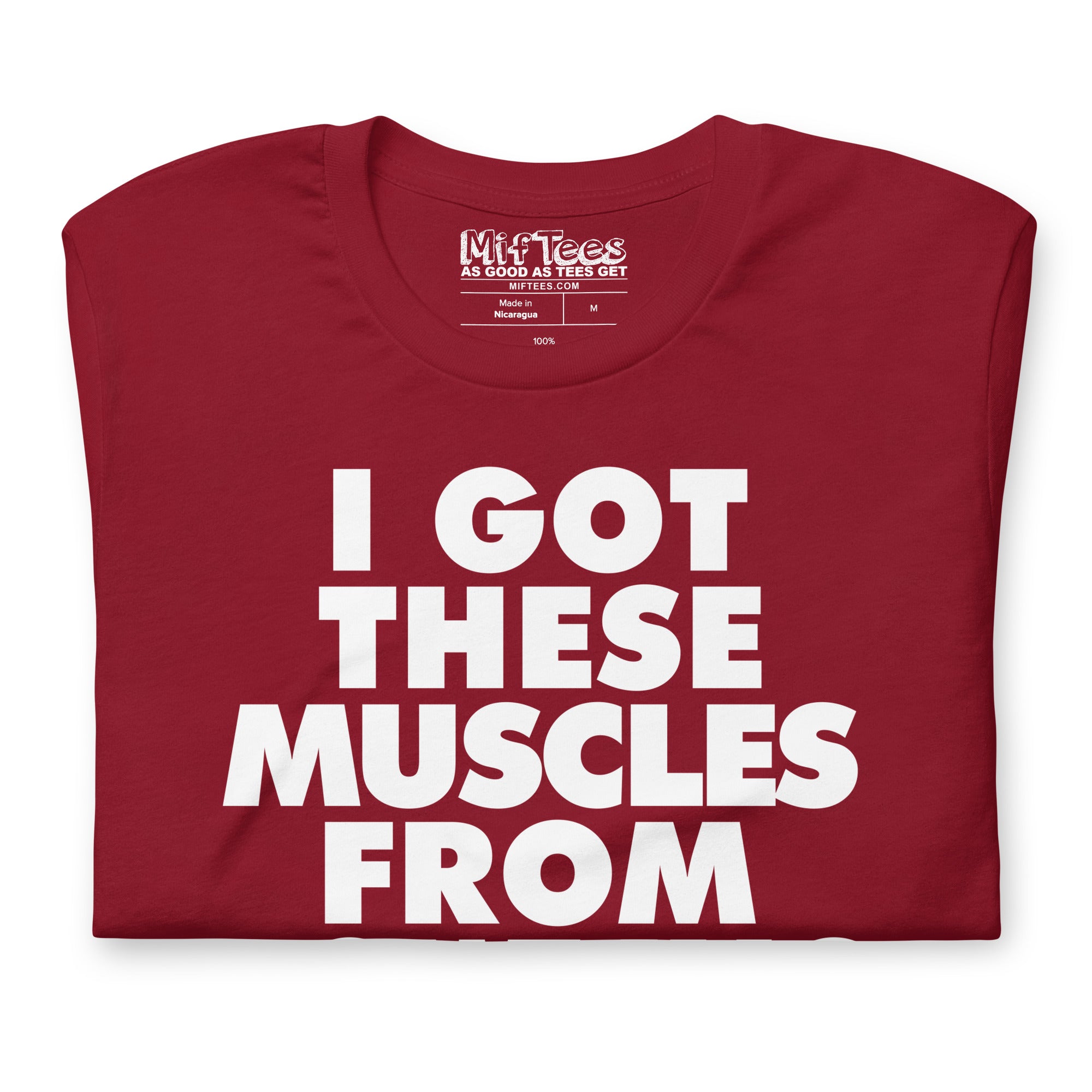 I got These Muscles from Bowling Strikes t-shirt