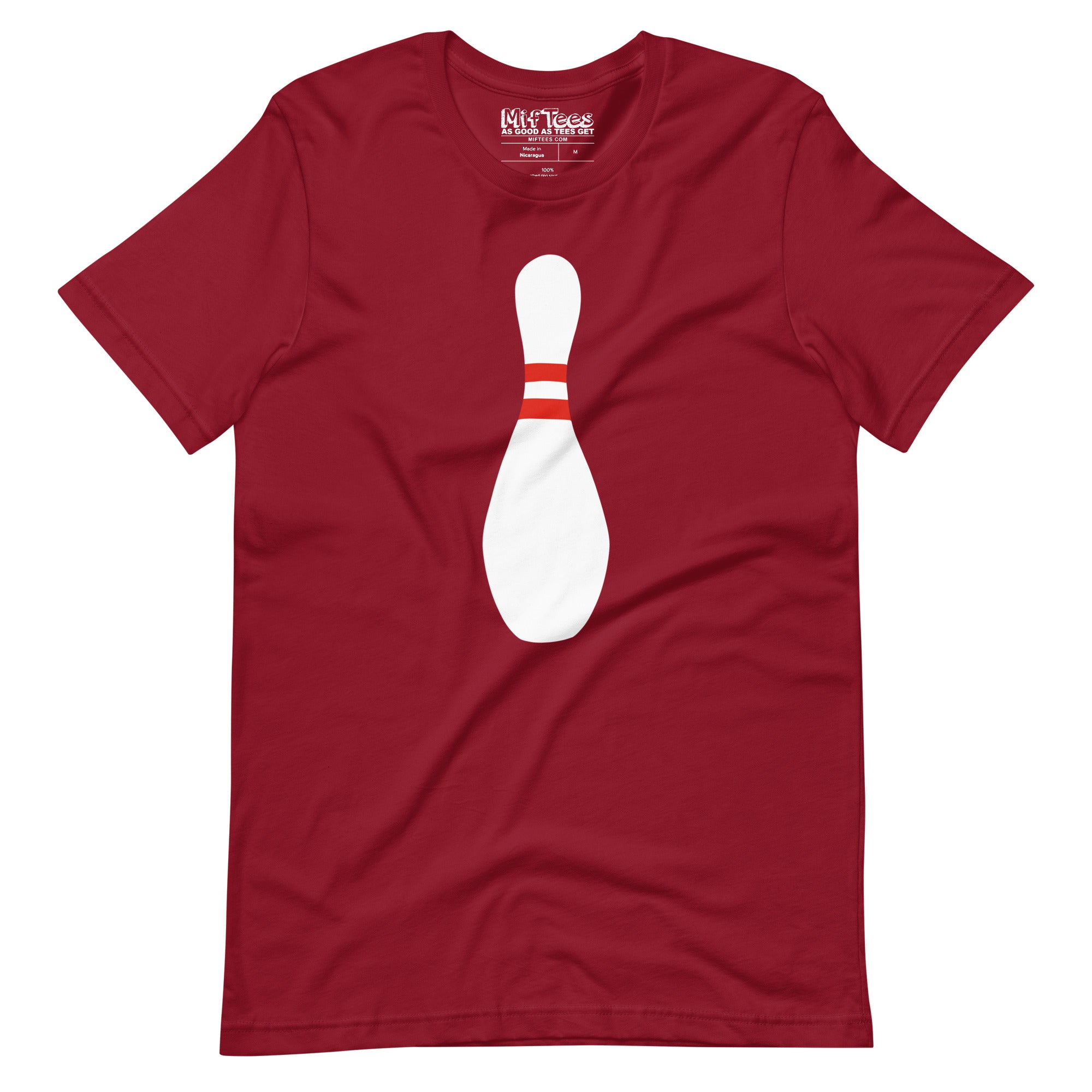 Cartoon Bowling Pin t-shirt