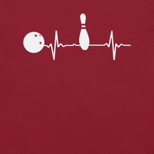 Load image into Gallery viewer, Bowling heartbeat t-shirt
