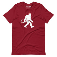 Load image into Gallery viewer, Christmas Bigfoot t-shirt
