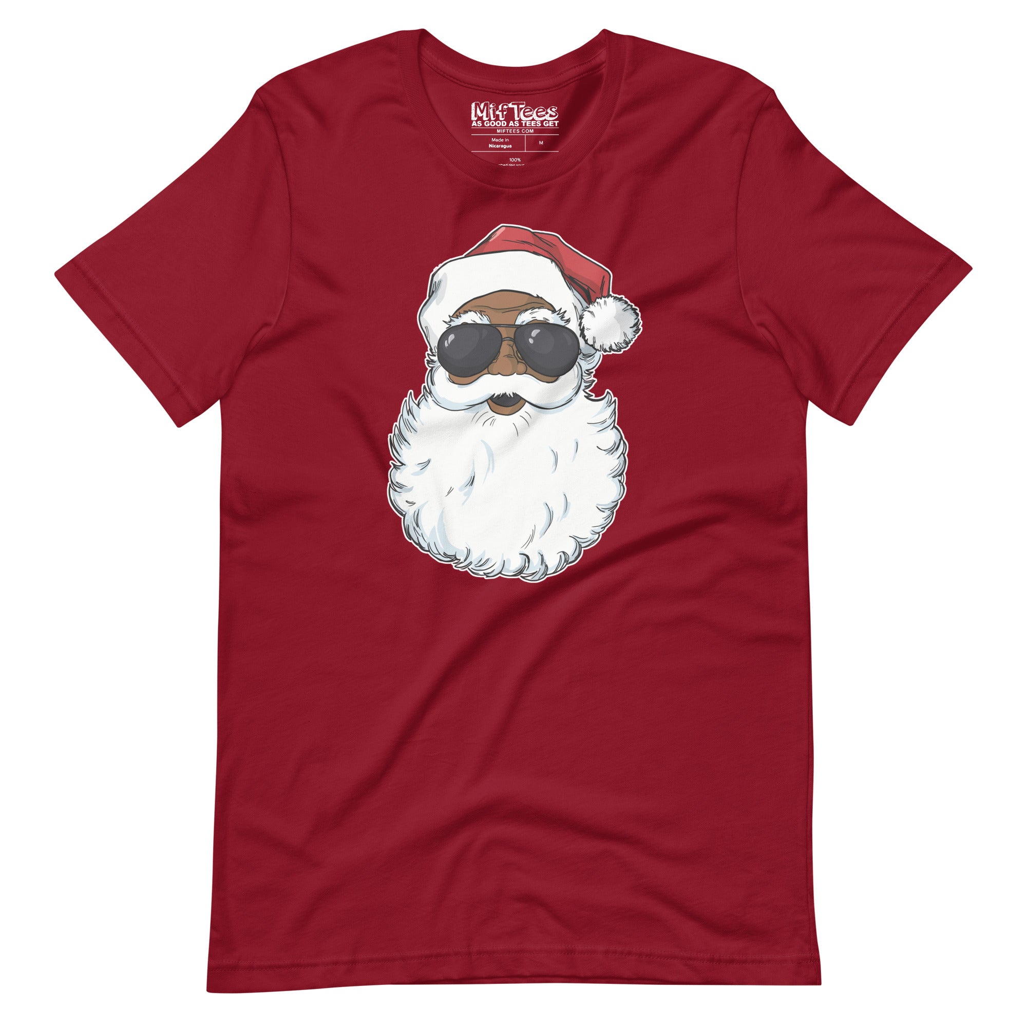 Cool Black Santa with Sunglasses t-shirt