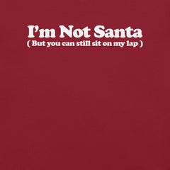 I'm not Santa but you can still sit on my lap t-shirt