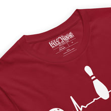 Load image into Gallery viewer, Bowling heartbeat t-shirt
