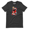 Black Dunking Santa Basketball Santa Dunk T-shirt