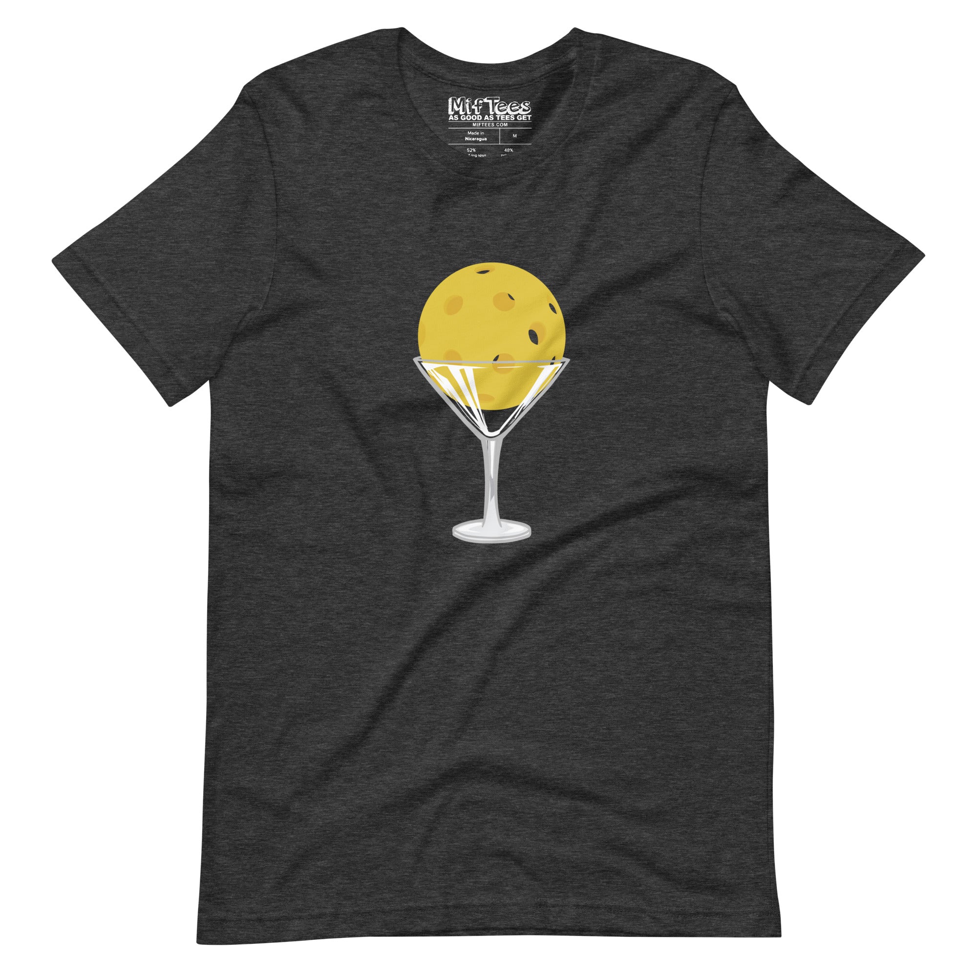 Pickleball in Martini Glass t-shirt