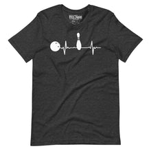 Load image into Gallery viewer, Bowling heartbeat t-shirt
