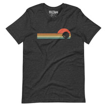 Load image into Gallery viewer, Retro Sunset Bowling t-shirt
