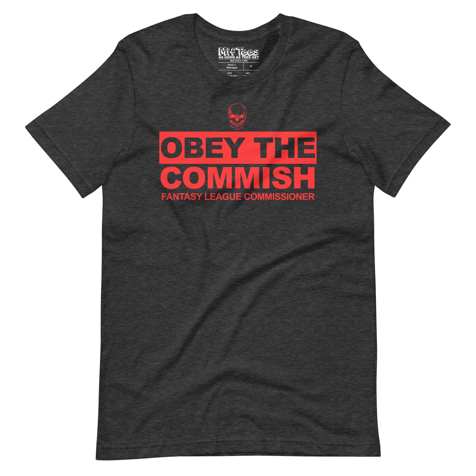 Fantasy Football Obey the Commish t-shirt