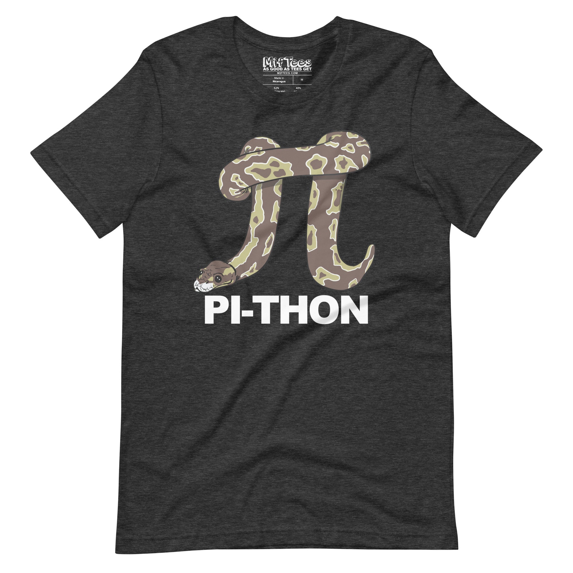 Pi-Thon funny Pi Day Python Snake Pi-Thon T-Shirt