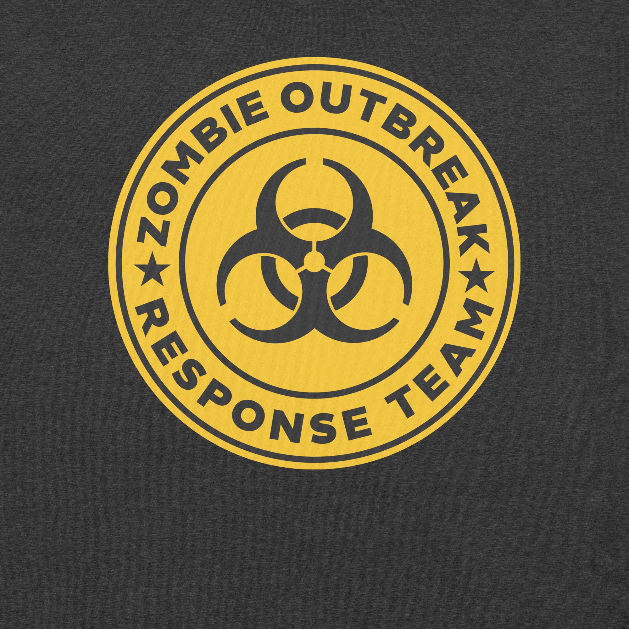 Yellow Zombie Outbreak Response Team T-Shirt