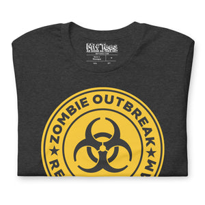 Yellow Zombie Outbreak Response Team T-Shirt