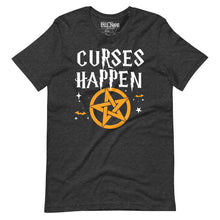 Load image into Gallery viewer, Curses Happen Funny Witch Pun T-Shirt
