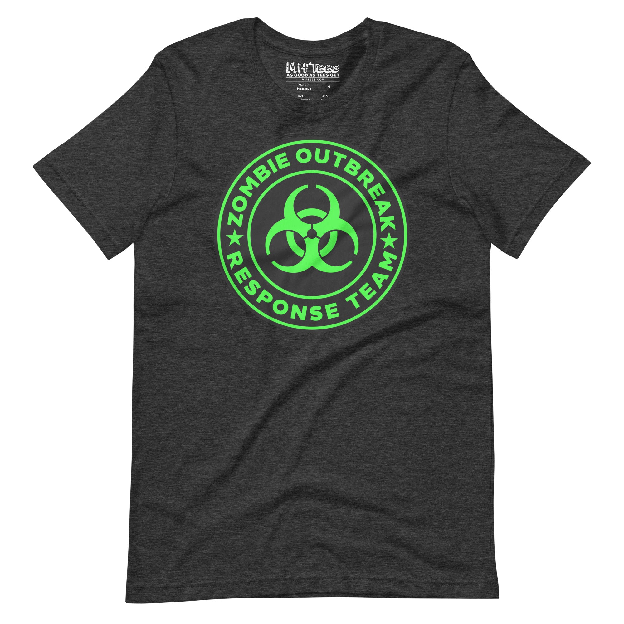 Green Zombie Outbreak Response Team T-Shirt