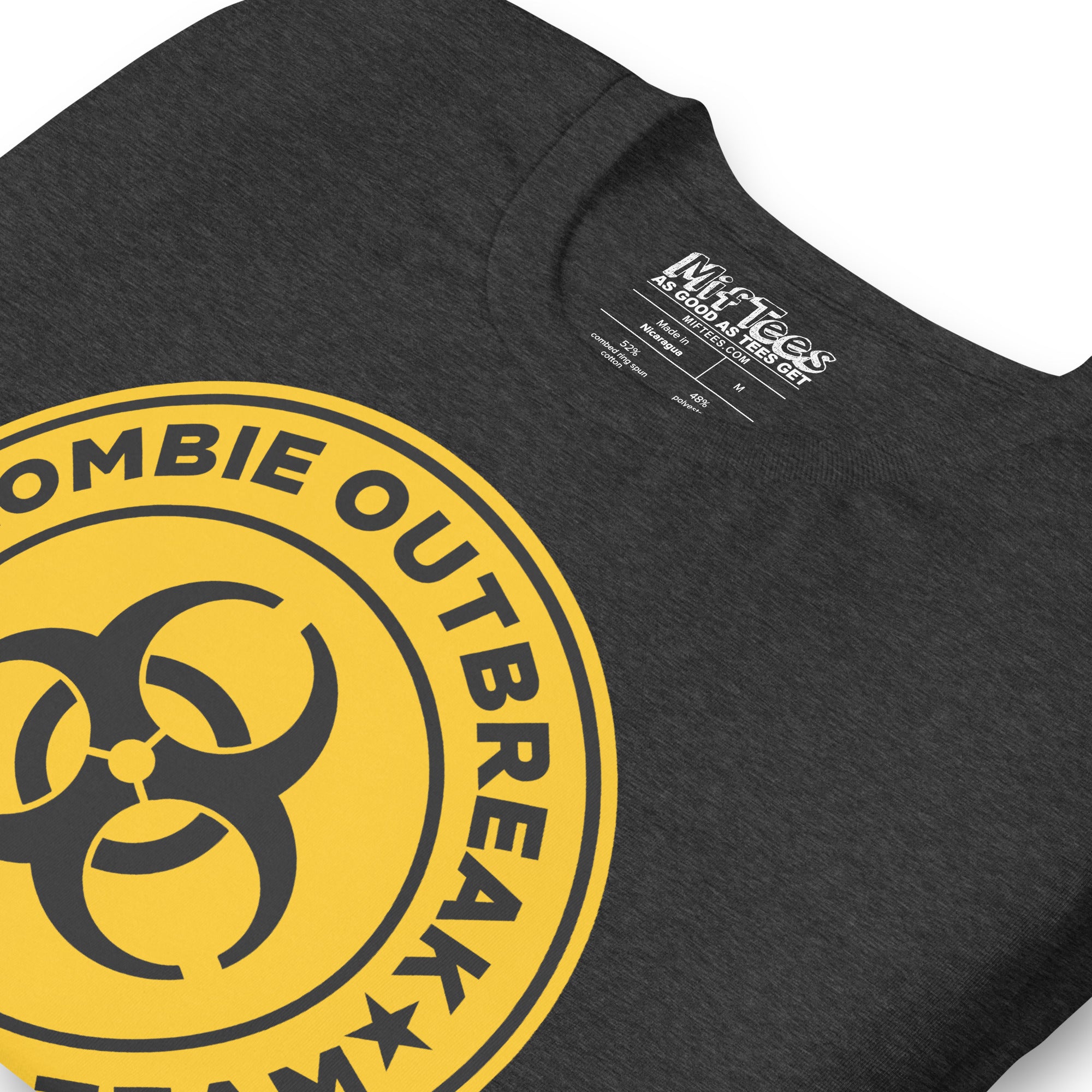 Yellow Zombie Outbreak Response Team T-Shirt