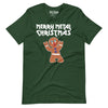 Gingerbread Man funny Metal Christmas T-Shirt