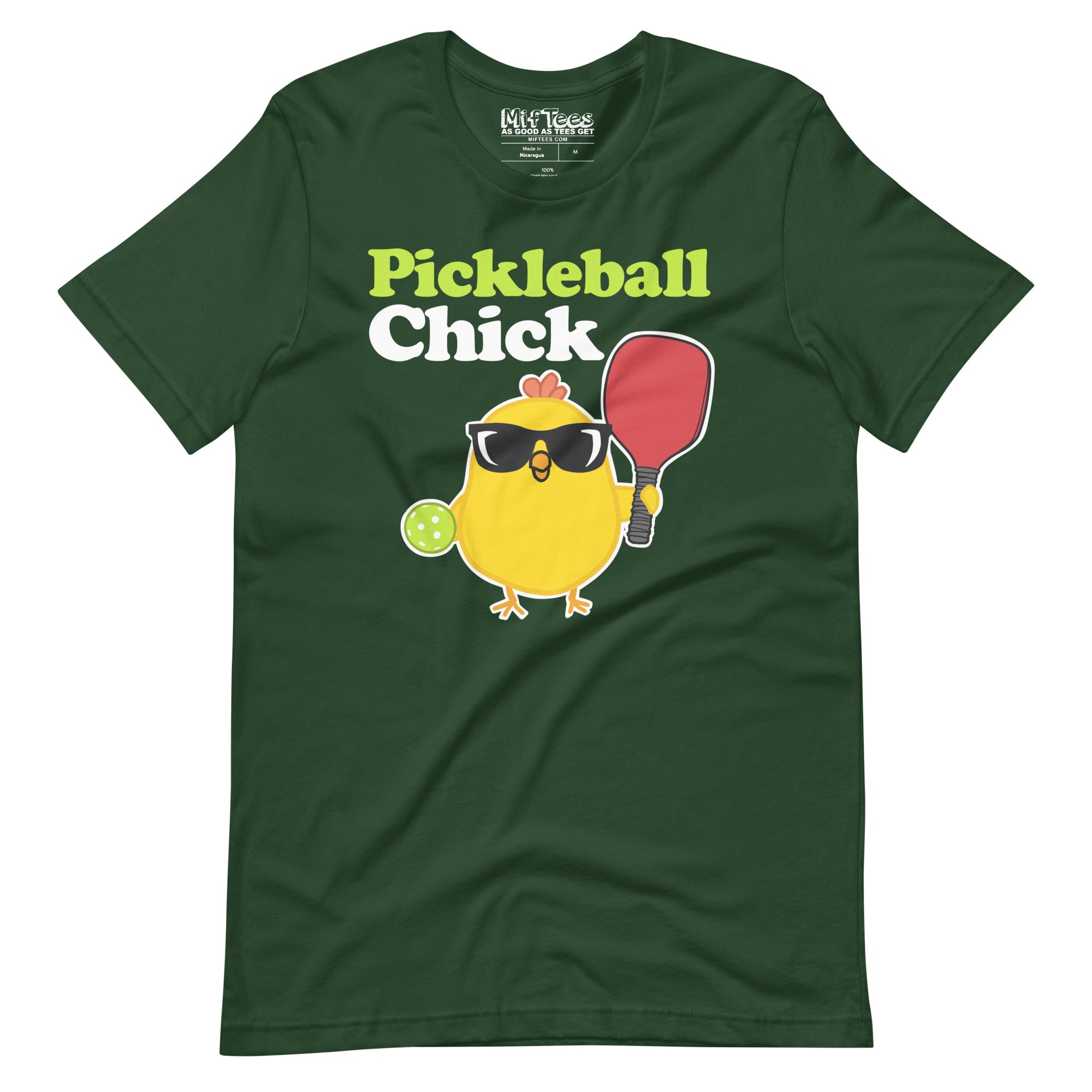 Pickleball Chick with Sunglasses t-shirt