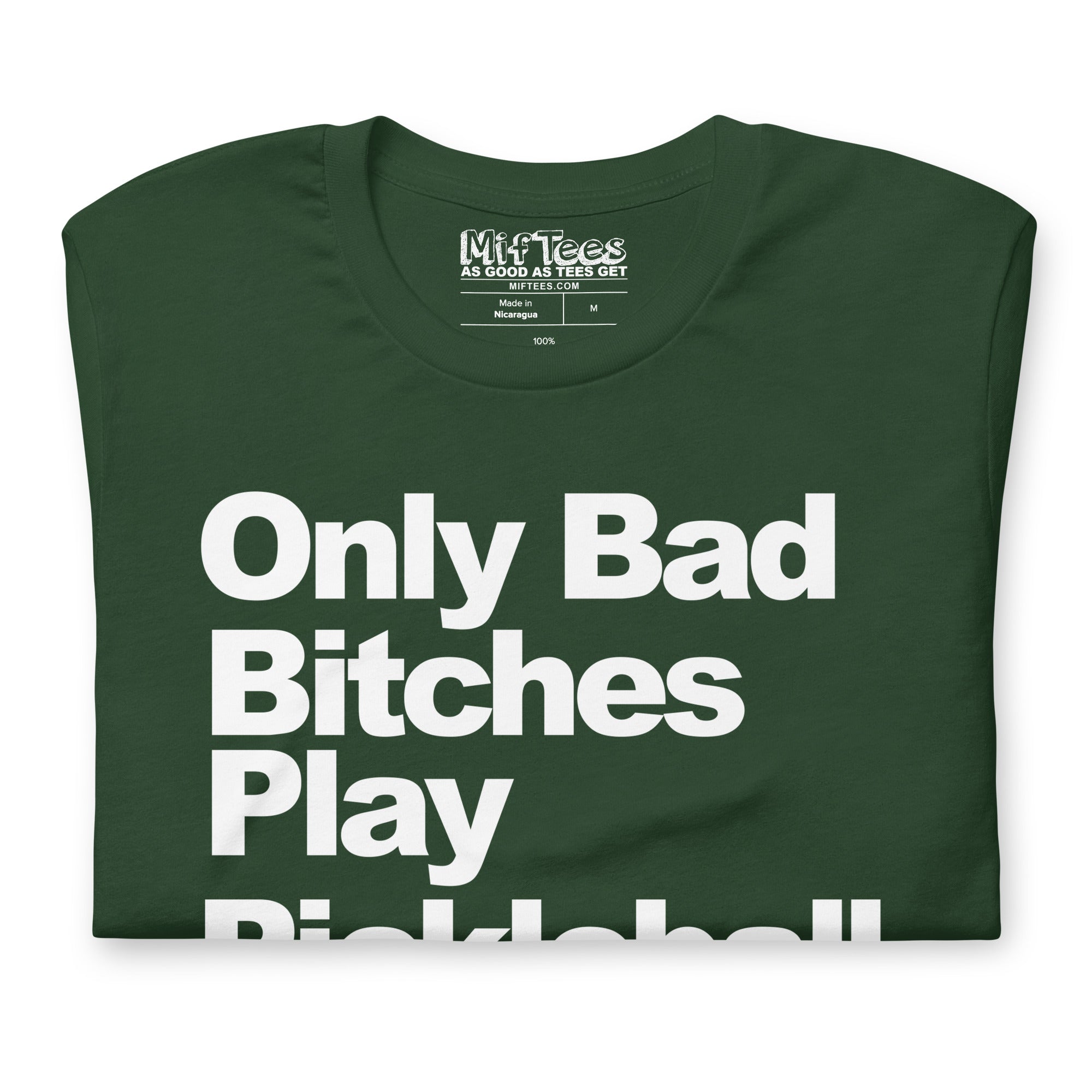 Only Bad Play Pickleball t-shirt