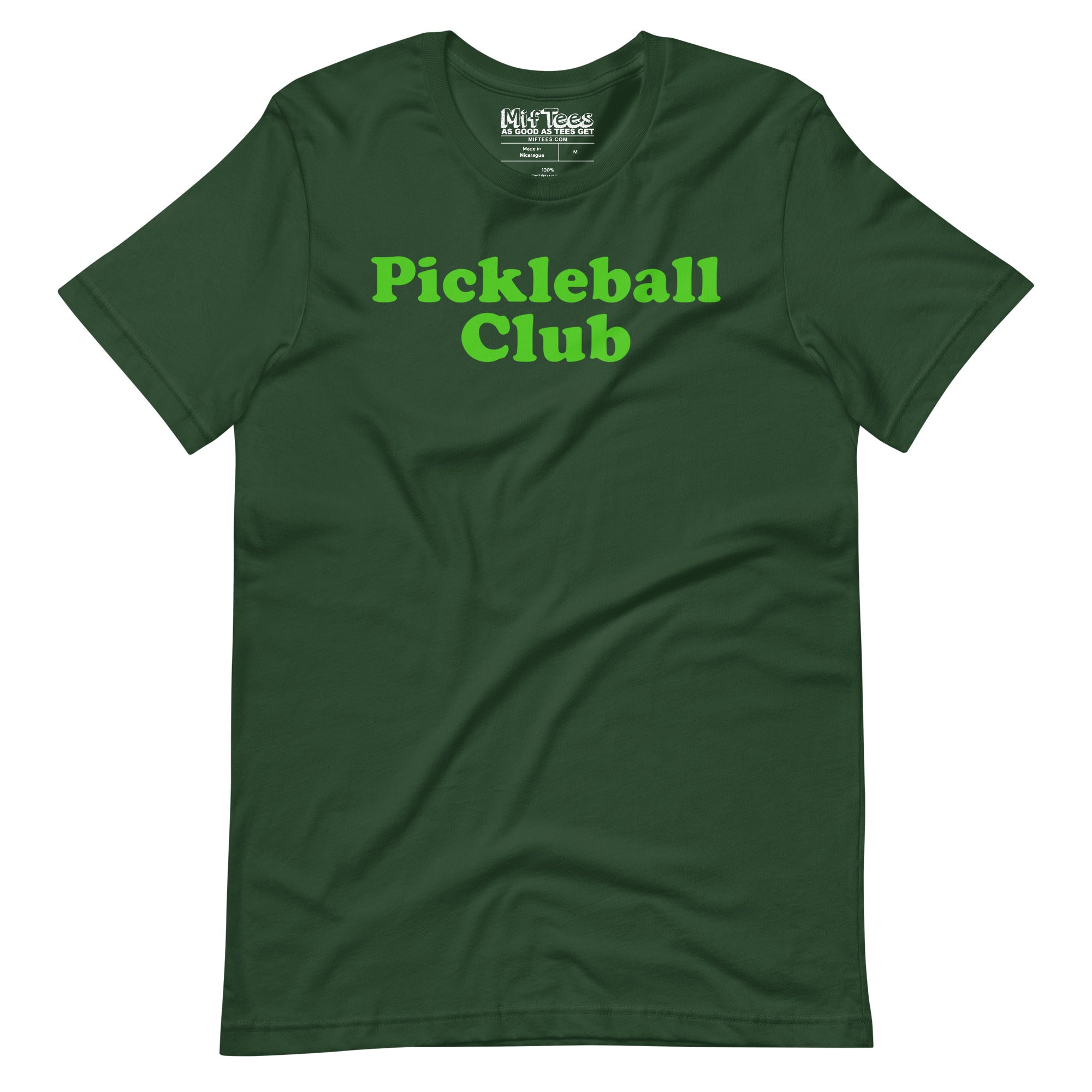 Green Pickleball Club t-shirt