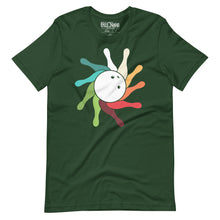 Load image into Gallery viewer, retro Bowling Pins t-shirt
