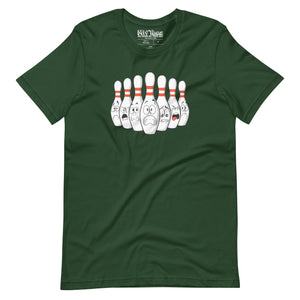 Scared Bowling Pins t-shirt